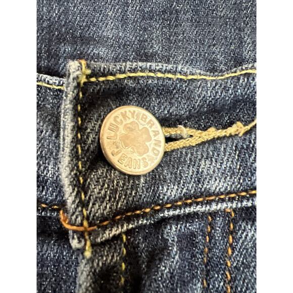 LUCKY BRAND Jeans Womens 10/30 Blue Mid Rise Straight Stretch Denim 29.5" Inseam - Picture 5 of 14